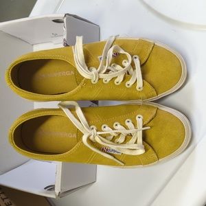 Superga Mustard Yellow Sneakers